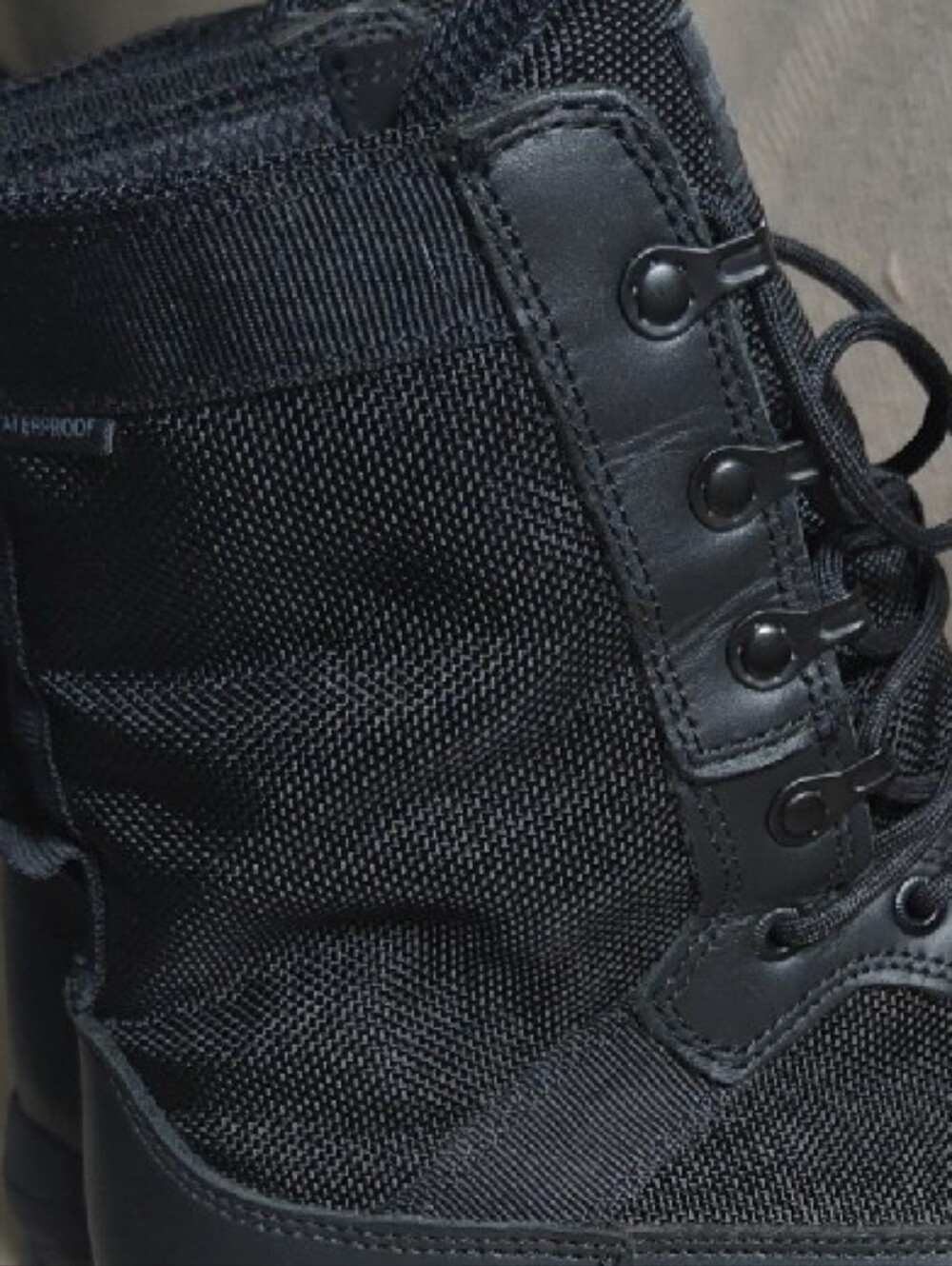 Merrell Men's Moab Black Tactical Lace-Up Boots - Picture 5 of 10